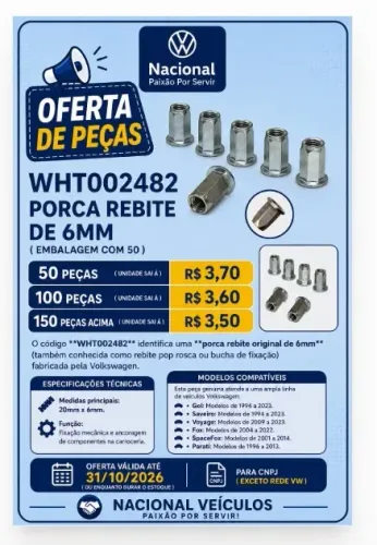 PORCA REBITE (WHT002482)
