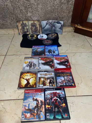 Coleção God of War completa