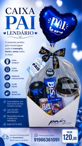 DIA DOS PAIS SEU PRESENTE ESTÁ AQUI !