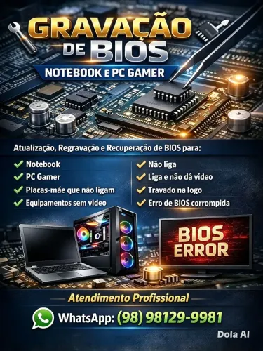 Recuperação e regravação de BIOS em geral