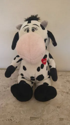 Pelúcia mãe e filho Nestlé vaca sem filhote