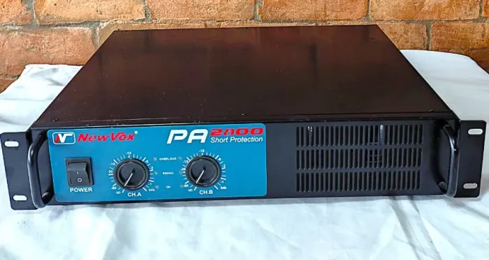 Amplificador Potencia New Vox PA 2800 Novo Zero N Machine Staner Audio Leader Arcano Oneal