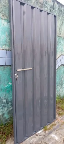 Portão social 2x1 com fechadura 