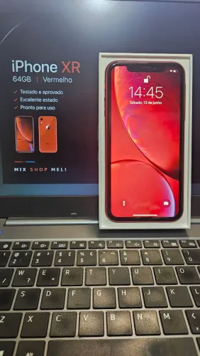 IPHONE XR 64GB VERMELHO - SEMINOVO EXCELENTE, FOTOS REAIS DO APARELHO 