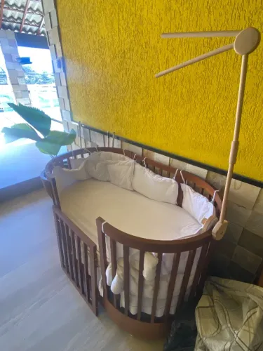 Berço oval 3x1 com colchão, carrinho de bebê, bebê conforto , cadeirinha de carro ,