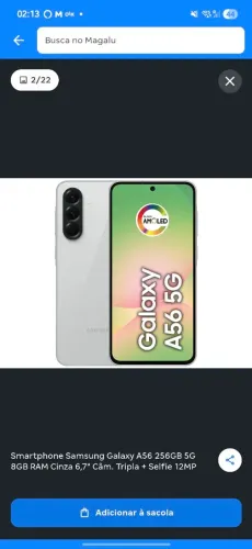 Samsung galaxy a56 5g, 9 meses de uso