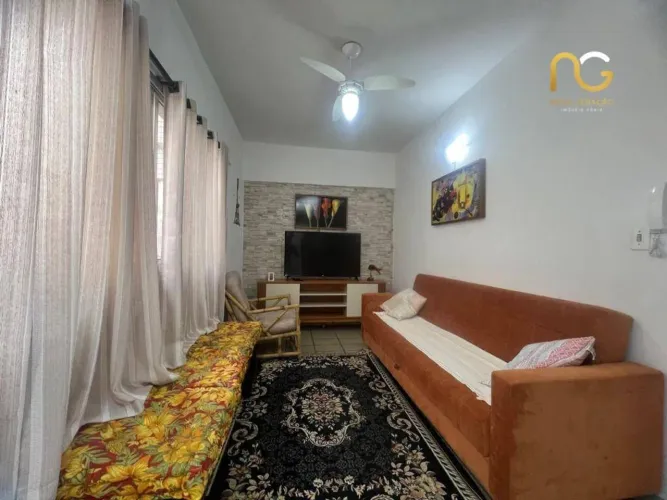 Apartamento com 1 dormitório à venda, 45 m² por R$ 289.000,00 - Tupi - Praia Grande/SP