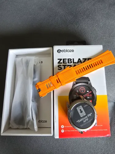 Relógio stratos 3 zeblaze laranja 