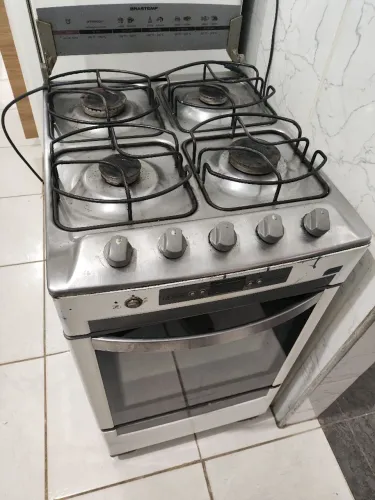 Fogão Gás Encanado Brastemp