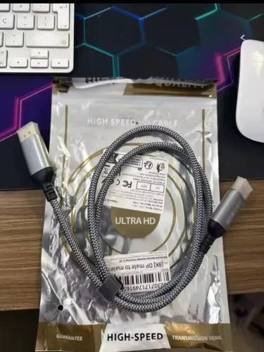 Cabo DisplayPort 8K 60Hz 1 Metro | Alta Performance