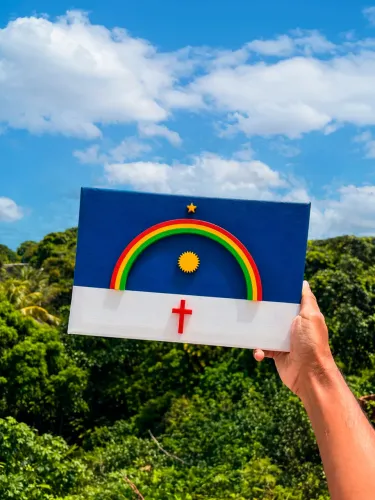 Quadro 3D Bandeira de Pernambuco