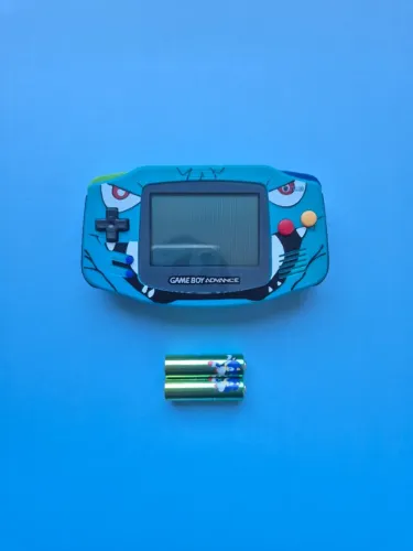 Game Boy Advance Pokémon Azul + Tela Original + Pilhas 