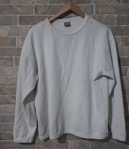 Blusão G branco Track Field flanelado