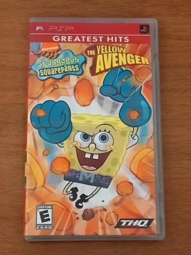 SpongeBob SquarePants: The Yellow Avenger PSP - Usado