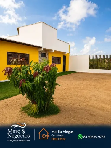 Casa Temporada 3/4 com Piscina Praia Baia Formosa