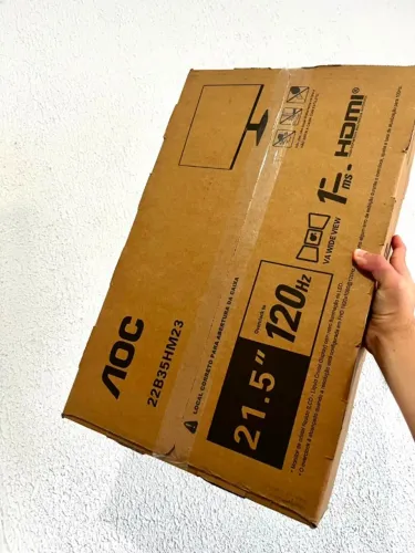 Monitor Gamer 120hz AOC - 1 ANO DE GARANTIA