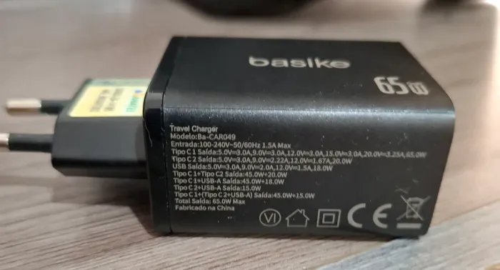 Carregador 65W Basike