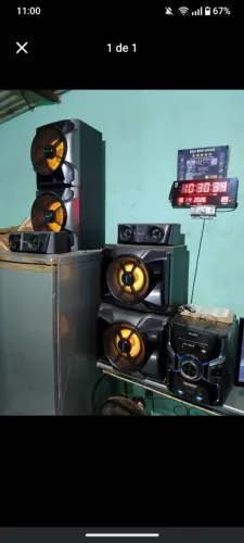 Som SONY MHC-GPX8 1600 Whats PMPO
