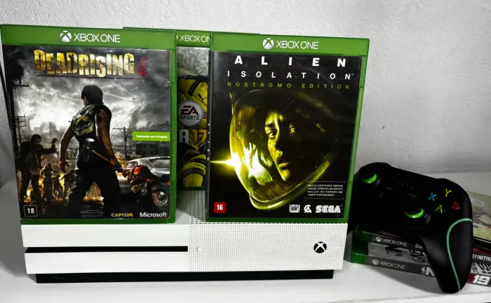 Xbox one S 1TB com jogos
