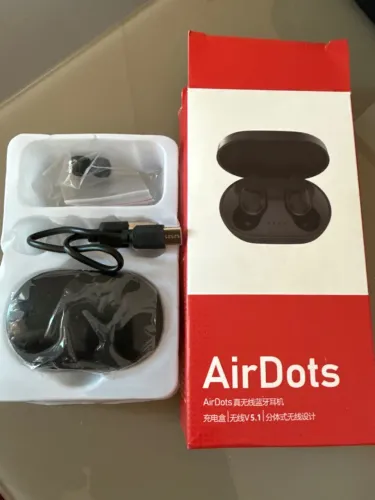 Fone sem fio bluetooth AirDots novo