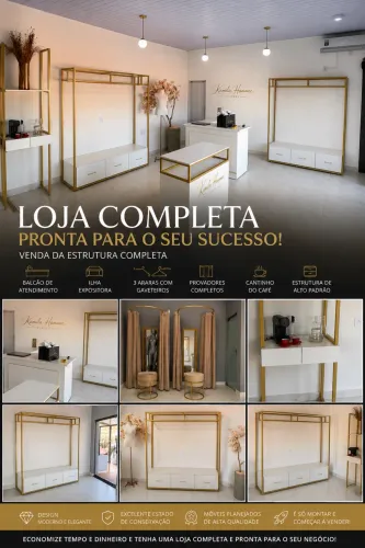 Loja Completa Boutique Feminina | Móveis Planejados | Estrutura Premium Pronta para Uso