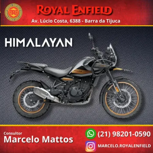 HIMALAYAN 450 cc HANLE BLACK (SEM CÂMARA) 2026 0 KM - Consultor Marcelo Mattos