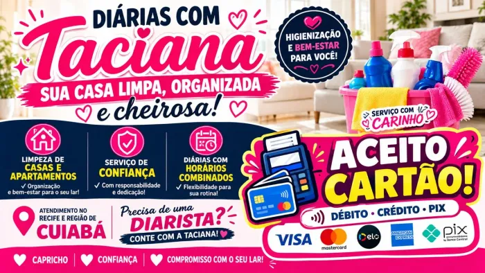 Sou Diarista ( faxineira)