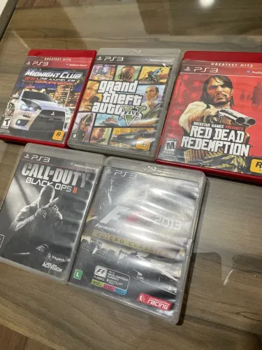 Jogos originais de ps3, Red Dead, GTA5, Call of duty black ops 2 e mais