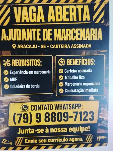 serviço de marcenariaria , ajudante de marcenariaria