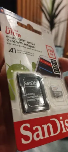 Cartão SD lacrado 128GB