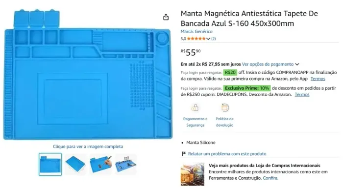 Manta antiestática