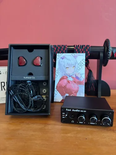 IEM TRUTHEAR ZERO:RED + Fosi Audio DAC-Q4, USADOS, *detalhe na legenda*