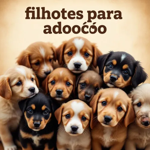 Cachorros lindos para adoção 