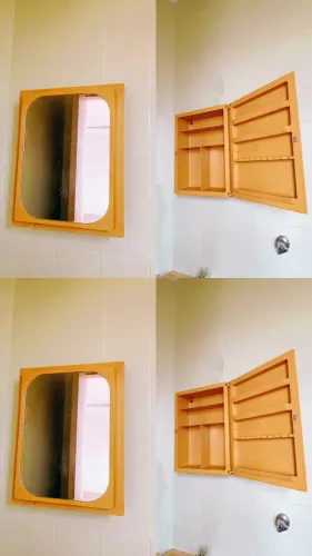 Armário para banheiro com espelho