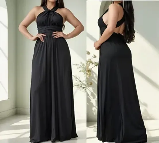 Vestido longo festa - várias modelos em 1