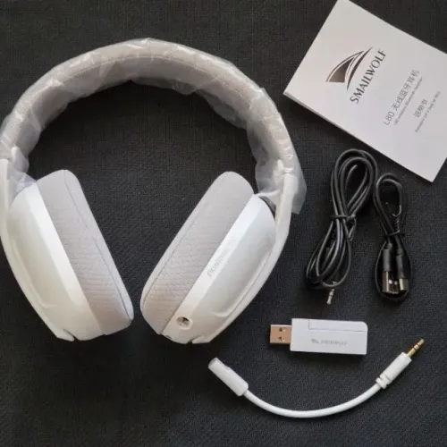 Headset Gamer Sem Fio Branco Novo Lacrado R$ 200