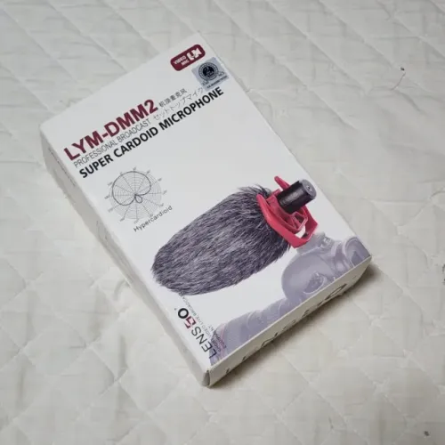Microfone LENSO LYM-DMM2 Profissional | Super Cardioide + Deadcat