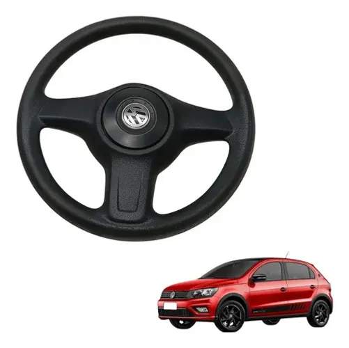 Volante Direcao Volkswagen Gol G5 2010 2014 Original Preto