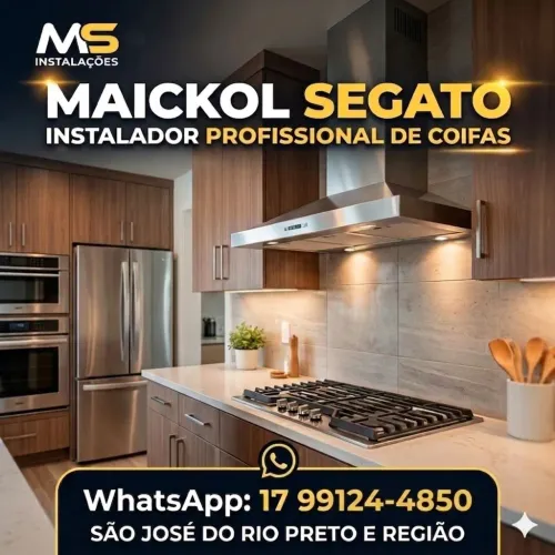 Instalador de Coifas e Depurador de ar (suggar)