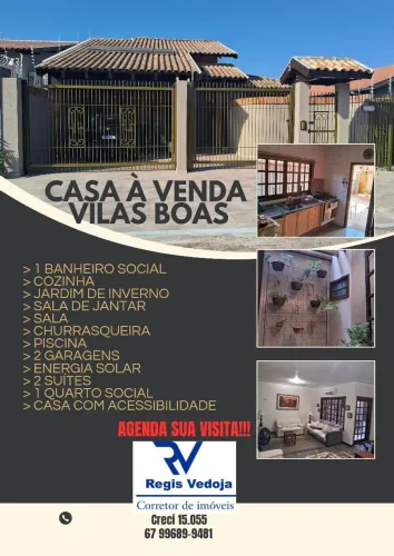 Venda-se ou Permuta -Casa Vilas Boas imperdível