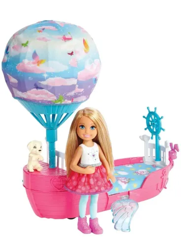 Barbie Dreamtopia Chelsea Barco Balão 