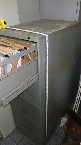 Arquivo de Aço 4 Gavetas Grande para Escritório