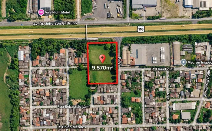 Terreno para Venda 9570 m² na Rodovia Presidente Dutra - RJ
