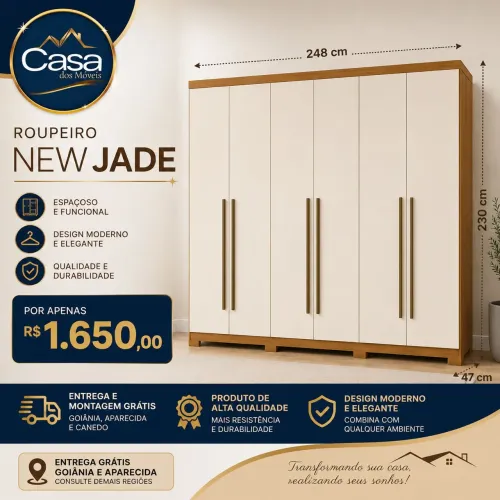 Guarda roupa Jade New Jade 
