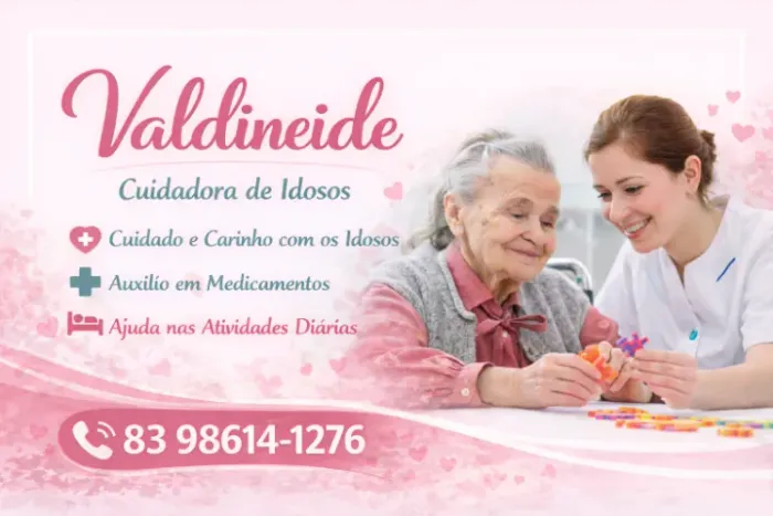 CUIDADORA DE IDOSOS E CRIANÇAS