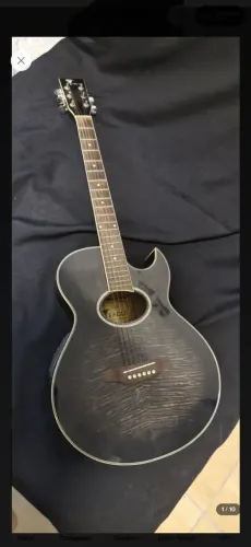 Violão Eagle Gl36 Bkb Eletroacústico Preto Capa (Usado)