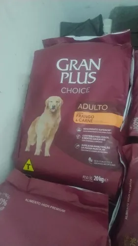 Ração Gran plus 20 kilos
