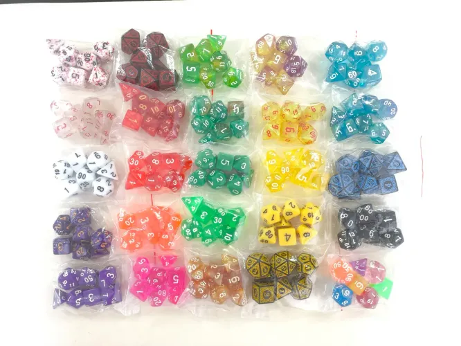 Dados RPG de mesa 