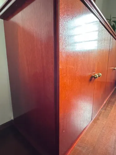 Mesa de jantar 6 cadeiras com aparador