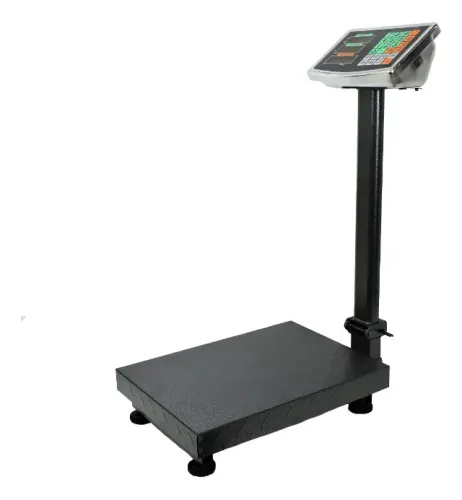4496 - BALANCA PLATAFORMA 200KG C/BATERIA DE COLUNA DIGITAL / MARCA: IMPORT